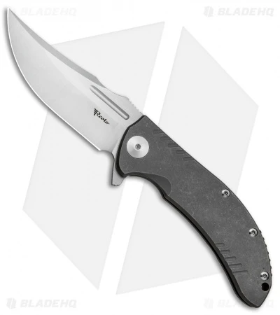 Reate Knives Faisal Yamin Valhalla Frame Lock Knife Patterned Ti (3.8" Satin) 3 Reate Knives Faisal Yamin Valhalla Frame Lock Knife Patterned Ti (3.8" Satin)