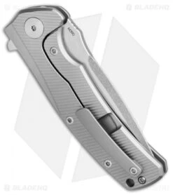 Reate Knives Mini Horizon-D Frame Lock Knife Titanium (3.4" Stonewash) 8 Reate Knives Mini Horizon-D Frame Lock Knife Titanium (3.4" Stonewash) -Reate Knives Reate Knives Mini Horizon D BB SW BHQ 78523 jr side