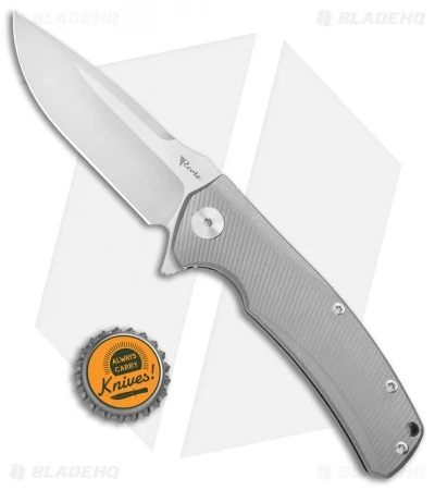 Reate Knives Mini Horizon-D Frame Lock Knife Ti (3.4" Satin) 6 Reate Knives Mini Horizon-D Frame Lock Knife Ti (3.4" Satin) - Image 4