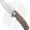 Reate Knives Mini Horizon-D Frame Lock Knife Bronze Ti (3.4" Satin) 1 Reate Knives Mini Horizon-D Frame Lock Knife Bronze Ti (3.4" Satin) -Reate Knives Reate Knives Mini Horizon D Bronze Satin BHQ 78521 jr