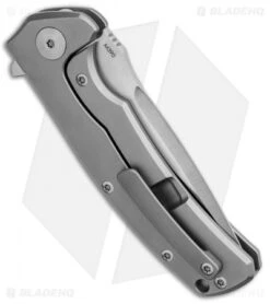 Reate Knives Mini Horizon-D Frame Lock Knife Carbon Fiber/Gray Ti (3.4" Satin) 8 Reate Knives Mini Horizon-D Frame Lock Knife Carbon Fiber/Gray Ti (3.4" Satin) -Reate Knives Reate Knives Mini Horizon D Satin CF REA01 BHQ 78643 jr side