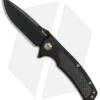 Reate Knives Mini Horizon-D Knife Black Ti W/Carbon Fiber Inlay (3.4" Black) 2 Reate Knives Mini Horizon-D Knife Black Ti W/Carbon Fiber Inlay (3.4" Black) -Reate Knives Reate Knives Mini Horizon D black Ti carbon fiber inlay black BHQ 78527 er