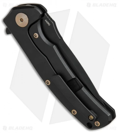 Reate Knives Mini Horizon-D Knife Black Ti W/Carbon Fiber Inlay (3.4" Black) 4 Reate Knives Mini Horizon-D Knife Black Ti W/Carbon Fiber Inlay (3.4" Black) - Image 2