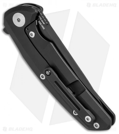 Reate Knives New Epoch Frame Lock Knife Black Ti W/Mokuti Inlay (3.5" Black) 5 Reate Knives New Epoch Frame Lock Knife Black Ti W/Mokuti Inlay (3.5" Black) - Image 3