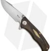 Reate Knives New Torrent Frame Lock Knife Bronze Ti/Carbon Fiber (3.6" Satin) 1 Reate Knives New Torrent Frame Lock Knife Bronze Ti/Carbon Fiber (3.6" Satin) -Reate Knives Reate Knives New Torrent FL Bronze Ti CF Satin BHQ 83618 jr