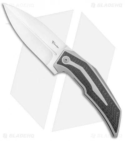 Reate Knives Bharucha T4000 Frame Lock Knife Carbon Fiber/Ti (3.8" Satin) 3 Reate Knives Bharucha T4000 Frame Lock Knife Carbon Fiber/Ti (3.8" Satin)