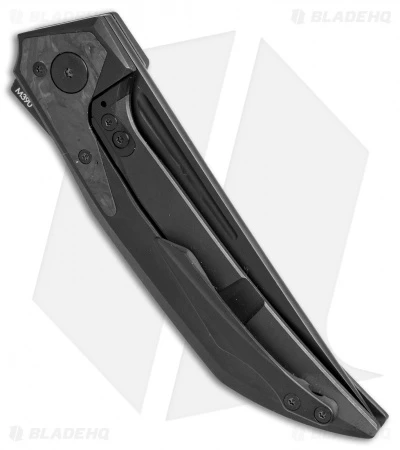 Reate Knives The Future Integral Frame Lock Knife Black Ti/ CF (3.75" Black) 5 Reate Knives The Future Integral Frame Lock Knife Black Ti/ CF (3.75" Black) - Image 3