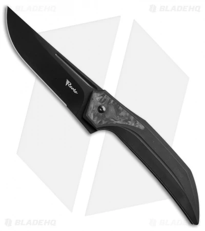 Reate Knives The Future Integral Frame Lock Knife Black Ti/ CF (3.75" Black) 3 Reate Knives The Future Integral Frame Lock Knife Black Ti/ CF (3.75" Black)