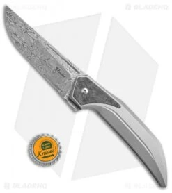 Reate Knives The Future Integral Frame Lock Knife Ti/CF (3.75" Damasteel) 9 Reate Knives The Future Integral Frame Lock Knife Ti/CF (3.75" Damasteel) -Reate Knives Reate Knives The Future ti cf damasteel BHQ 67802 er size