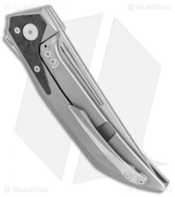 Reate Knives The Future Integral Frame Lock Ti/Carbon Fiber (3.75" Hand Satin) 8 Reate Knives The Future Integral Frame Lock Ti/Carbon Fiber (3.75" Hand Satin) -Reate Knives Reate Knives The Future ti cf satin BHQ 67803 er side