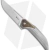 Reate Knives The Future Integral Frame Lock Knife Ti/Mokuti (3.75" Hand Satin) -Reate Knives Reate Knives The Future ti mokuti satin BHQ 67804 er