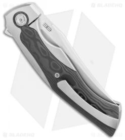 Reate Knives Reate Le Brun Coyote Frame Lock Knife Titanium/Carbon Fiber (3.25" Bead Blast) -Reate Knives Reate Le Brun Coyote Frame Lock Knife Titanium w CF Inlay 3.25 BB BHQ 116980 LS Side