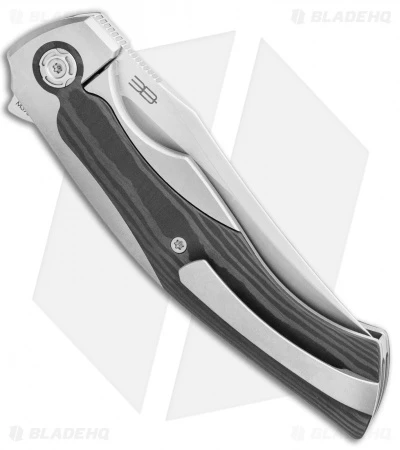 Reate Knives Reate Le Brun Coyote Frame Lock Knife Titanium W/ Wave CF (3.25" Bead Blast) 5 Reate Knives Reate Le Brun Coyote Frame Lock Knife Titanium W/ Wave CF (3.25" Bead Blast) - Image 3