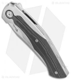 Reate Knives Reate Le Brun Coyote Frame Lock Knife Titanium W/ Wave CF (3.25" Bead Blast) 7 Reate Knives Reate Le Brun Coyote Frame Lock Knife Titanium W/ Wave CF (3.25" Bead Blast) -Reate Knives Reate Le Brun Coyote Frame Lock Knife Titanium w Wave CF Inlay 3.25 BB BHQ 116981 LS Spine