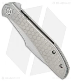 Reate Knives Reate Moen Mongoose Flipper Knife Titanium (3.625" Hand Rubbed Satin) RWL-34 7 Reate Knives Reate Moen Mongoose Flipper Knife Titanium (3.625" Hand Rubbed Satin) RWL-34 -Reate Knives Reate Moen Mongooose Ti Hand Rubbed Satin RWL 34 BHQ 108330 jr spine