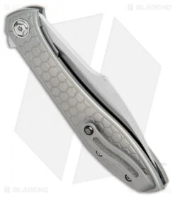 Reate Knives Reate Moen Mongoose Flipper Knife Titanium (3.625" Satin) RWL-34 8 Reate Knives Reate Moen Mongoose Flipper Knife Titanium (3.625" Satin) RWL-34 -Reate Knives Reate Moen Mongooose Ti Satin RWL 34 BHQ 108328 jr side