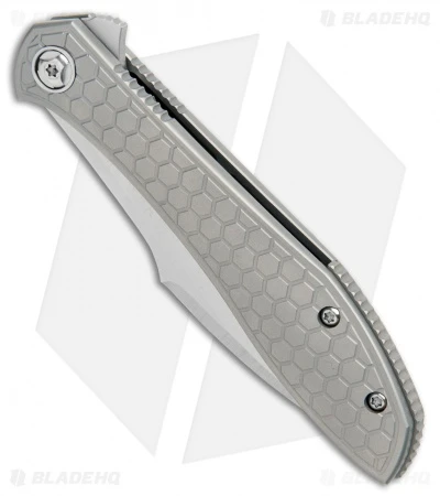 Reate Knives Reate Moen Mongoose Flipper Knife Titanium (3.625" Satin) RWL-34 4 Reate Knives Reate Moen Mongoose Flipper Knife Titanium (3.625" Satin) RWL-34 - Image 2