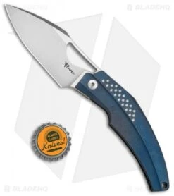 Reate Knives Reate Tashi Bharucha Baby Machine Frame Lock Knife Blue Titanium (3.25" Satin) 9 Reate Knives Reate Tashi Bharucha Baby Machine Frame Lock Knife Blue Titanium (3.25" Satin) -Reate Knives Reate Tashi Bharucha Baby Machine FL Blue Ti Satin BHQ 83612 jr bottlecap