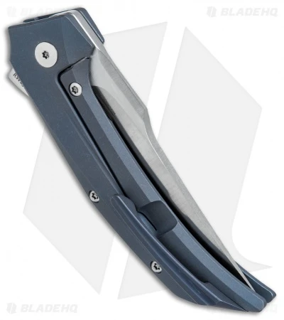 Reate Knives Reate Tashi Bharucha Starboy Frame Lock Knife Blue Titanium (3.25" Satin) 4 Reate Knives Reate Tashi Bharucha Starboy Frame Lock Knife Blue Titanium (3.25" Satin) - Image 2