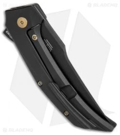 Reate Knives Reate Tashi Bharucha Starboy Frame Lock Knife Black Titanium (3.25" Black PVD) -Reate Knives Reate Tashi Bharucha Starboy ti black PVD BHQ 78516 jr side