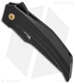 Reate Knives Reate Tashi Bharucha Starboy Frame Lock Knife Black Titanium (3.25" Black PVD) -Reate Knives Reate Tashi Bharucha Starboy ti black PVD BHQ 78516 jr spine