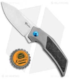 Reate Knives Reate Tashi Bharucha T2500 Frame Lock Flipper Knife Marble CF (2.5" Satin) 10 Reate Knives Reate Tashi Bharucha T2500 Frame Lock Flipper Knife Marble CF (2.5" Satin) -Reate Knives Reate Tashi Bharucha T2500 FL Marble CF Satin BHQ 92863 jr bottlecap