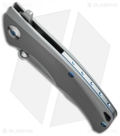 Reate Knives Torrent Flipper Frame Lock Knife Titanium (3.625" Satin/SW) RWL-34 4 Reate Knives Torrent Flipper Frame Lock Knife Titanium (3.625" Satin/SW) RWL-34 - Image 2