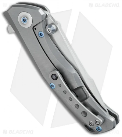 Reate Knives Torrent Flipper Frame Lock Knife Titanium (3.625" Satin/SW) RWL-34 5 Reate Knives Torrent Flipper Frame Lock Knife Titanium (3.625" Satin/SW) RWL-34 - Image 3